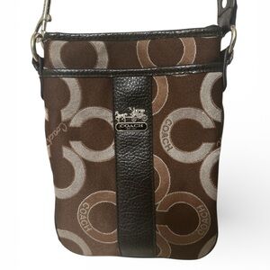 Coach Brown Black Crossbody Unisex